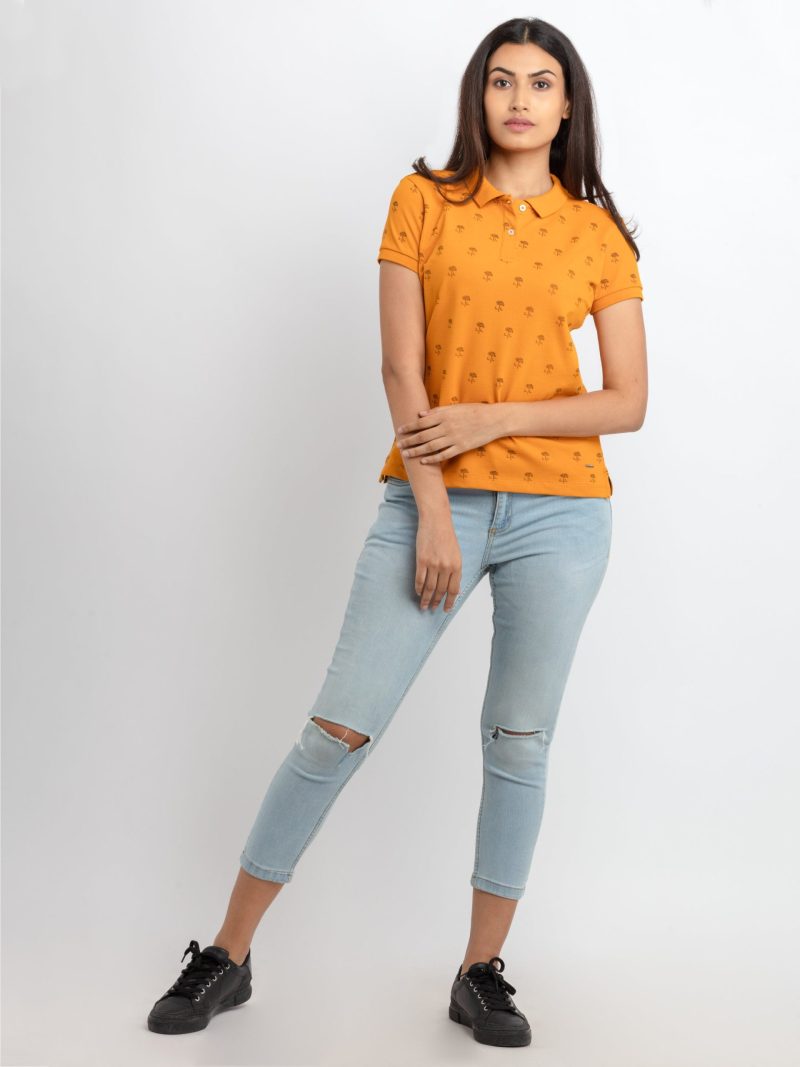 Status Quo Women Typography Printed Round Neck Regular Fit Tshirt