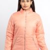 Status Quo Womens Quilted Collar Neck Jacket