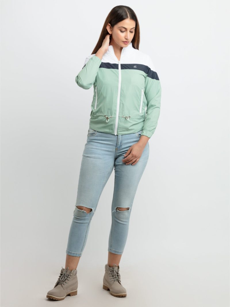 Status Quo Womens Quilted High Neck Jacket