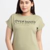 Womens Printed Round Neck T-Shirt