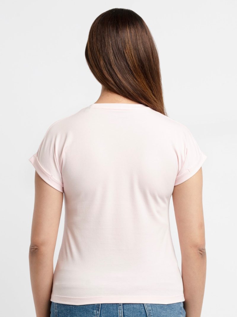 Womens Printed Round Neck T-Shirt