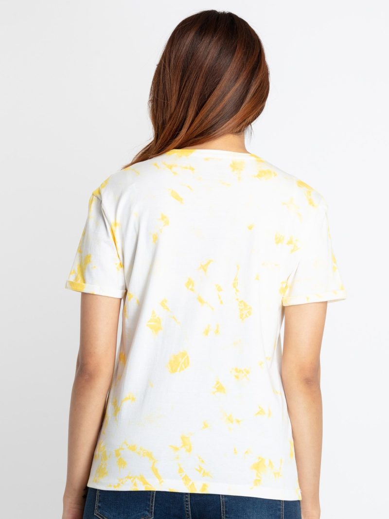 Status Quo Womens Tie & Dye Round Neck T-Shirt