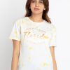 Status Quo Womens Tie & Dye Round Neck T-Shirt