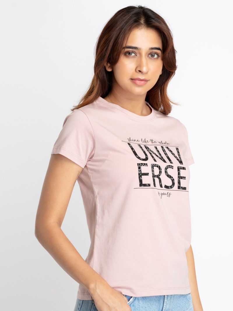 Status Quo Womens Printed Round Neck T-Shirt