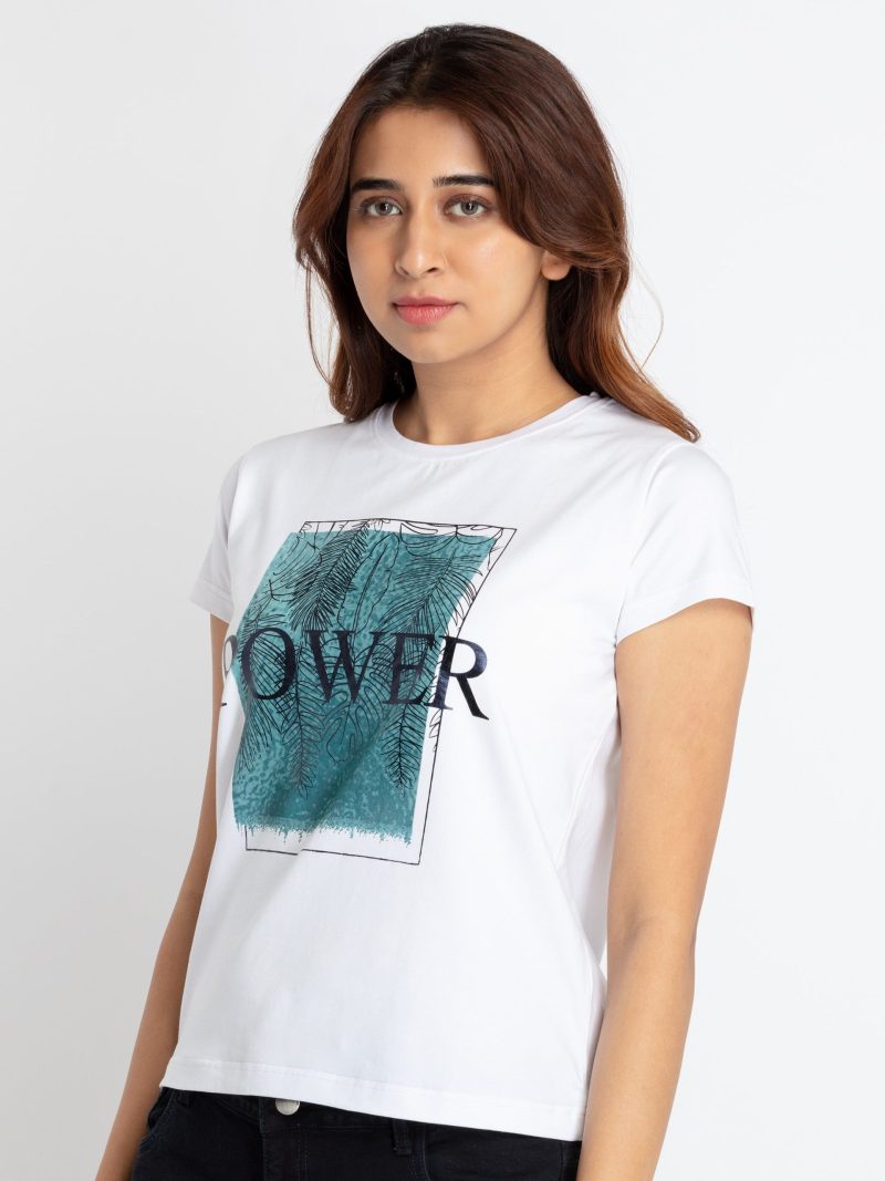 Status Quo Womens Printed Round Neck T-Shirt