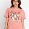Status Quo Womens Printed Round Neck T-Shirt