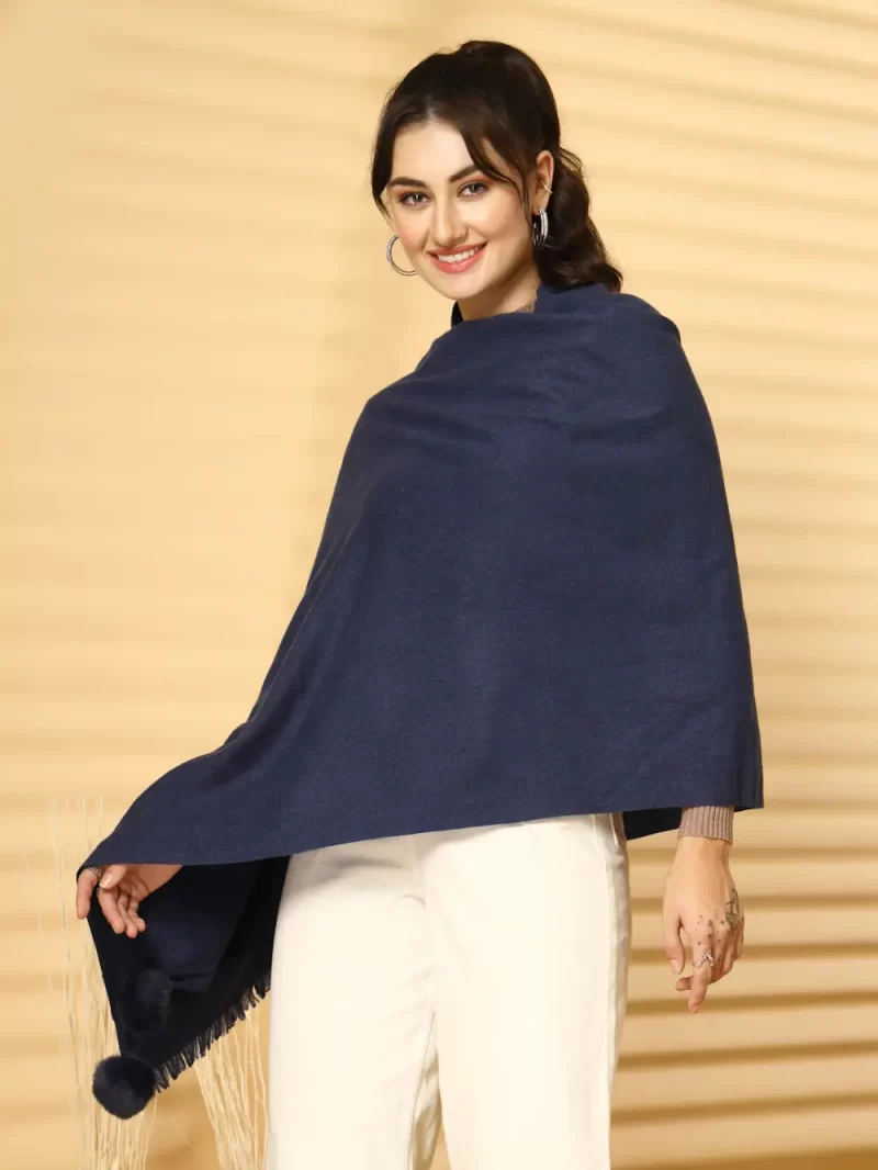 Women Solid Winter Stole