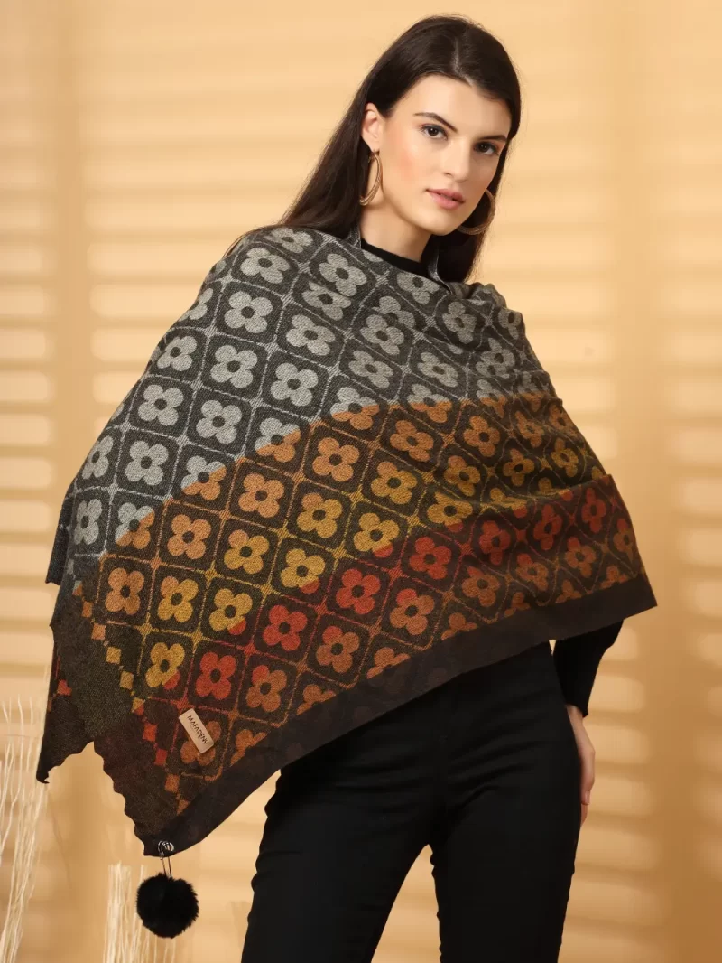Women Printed Winter Stole
