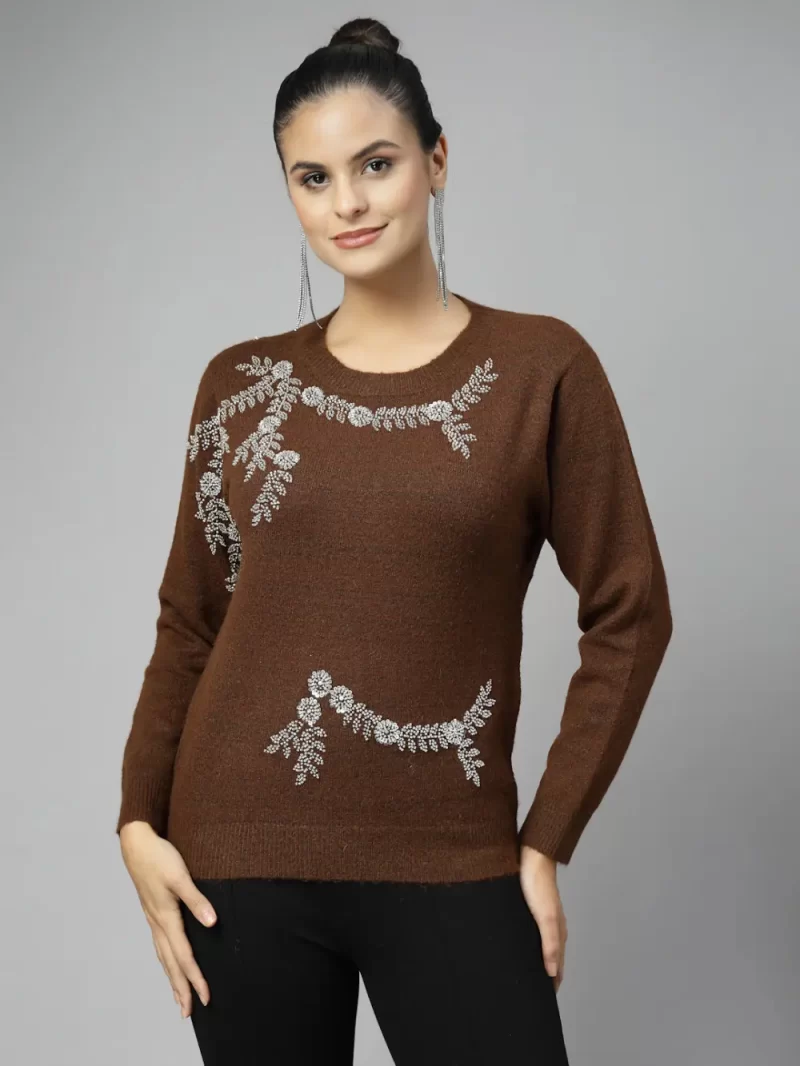 Women Floral Embellished Top