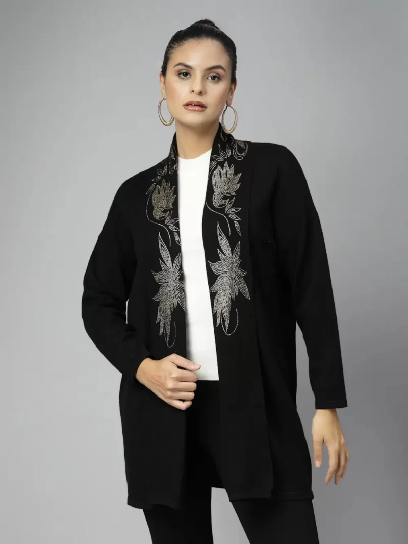 Embroidered Shrug