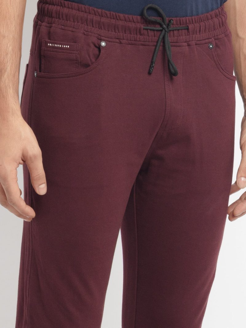 Status Quo Men'S Regular Fit Solid Trackpants