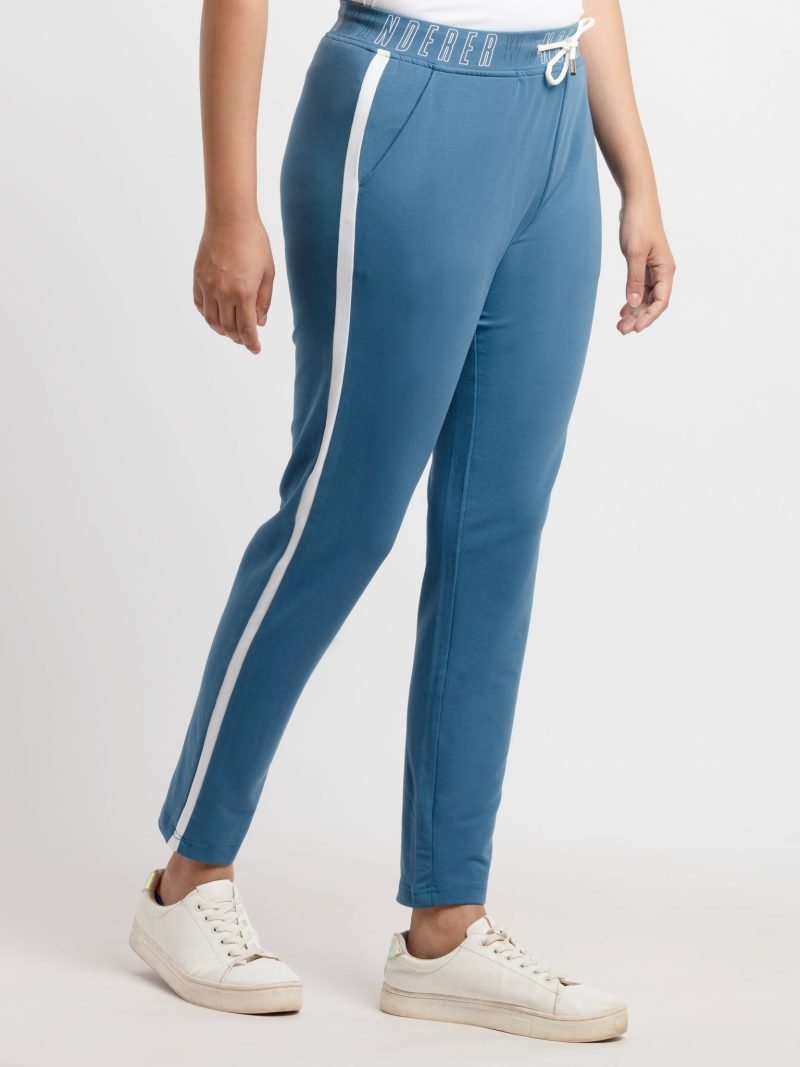 Womens Solid Regular Fit Trackpant
