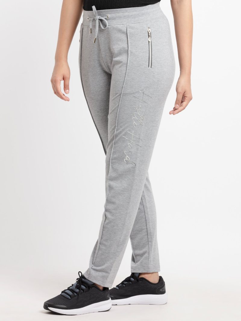 Womens Solid High Neck Tracksuit
