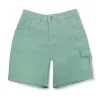 Gini & Jony Boys Blue Solid Cotton Elasticated Shorts