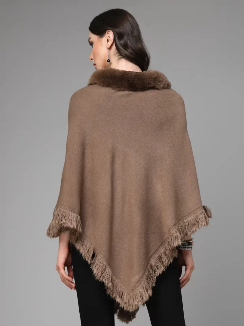 Turtle Neck Longline Poncho