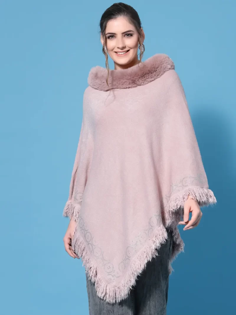 Turtle Neck Longline Poncho