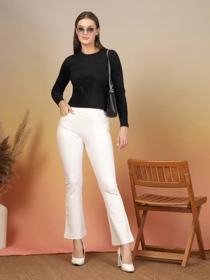 Round Neck Embellished Pullover