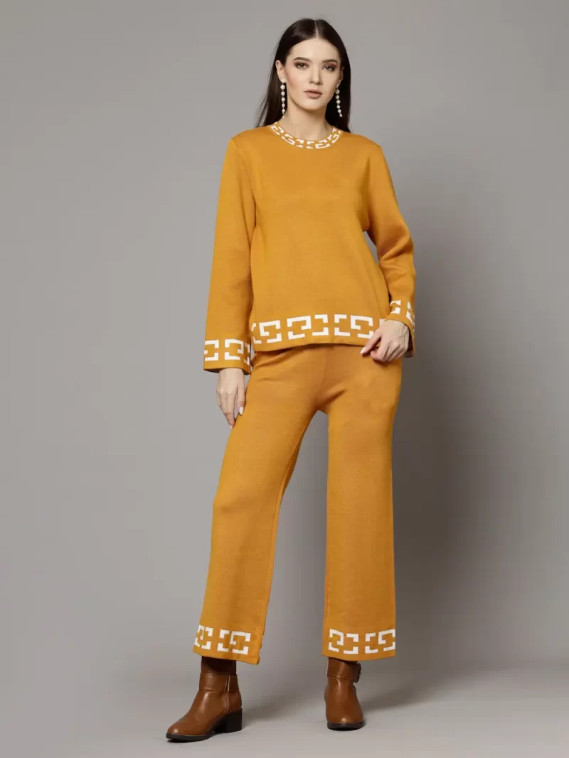 Long Sleeves Sweater With Palazzos