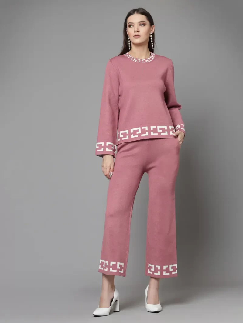 Long Sleeves Sweater With Palazzos