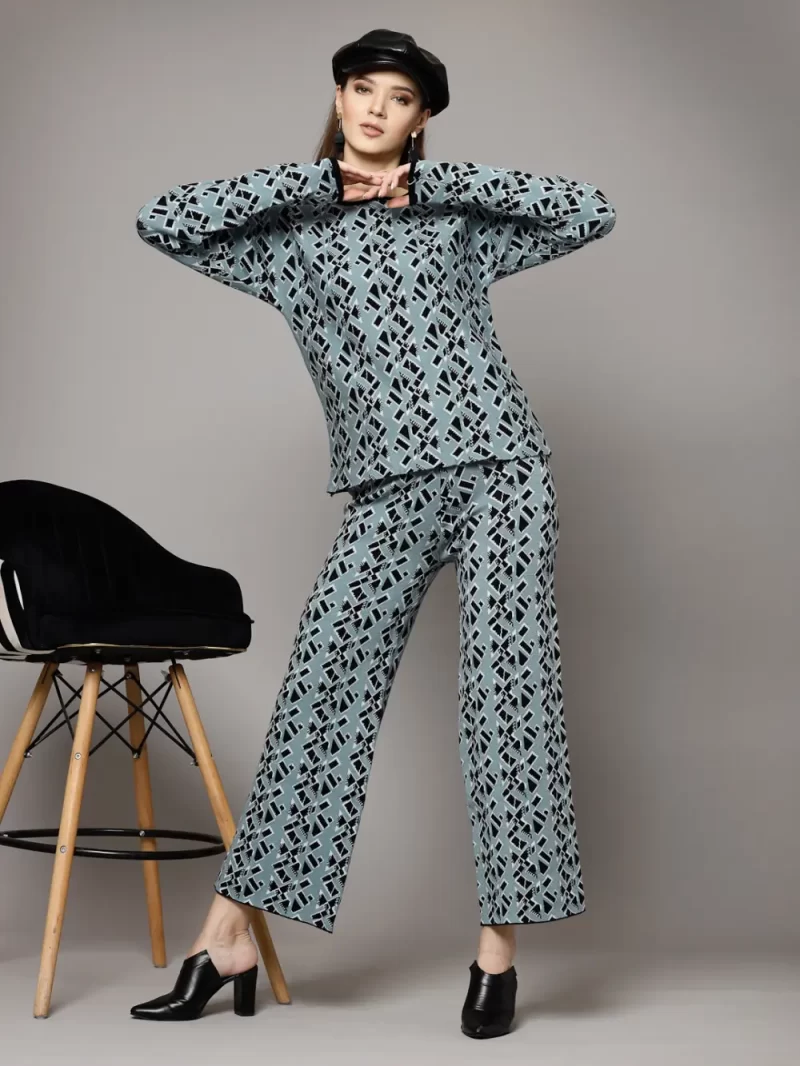 Printed Winter Wear Co-Ords Set