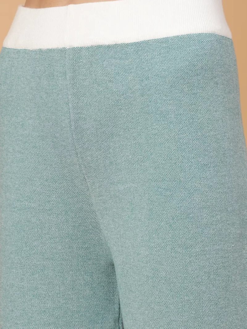 High Neck Sweatshirt With Palazzos