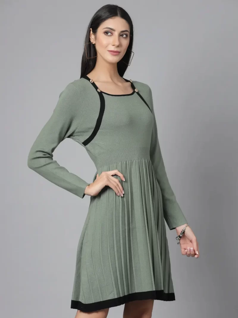 A-Line Dress With Straps