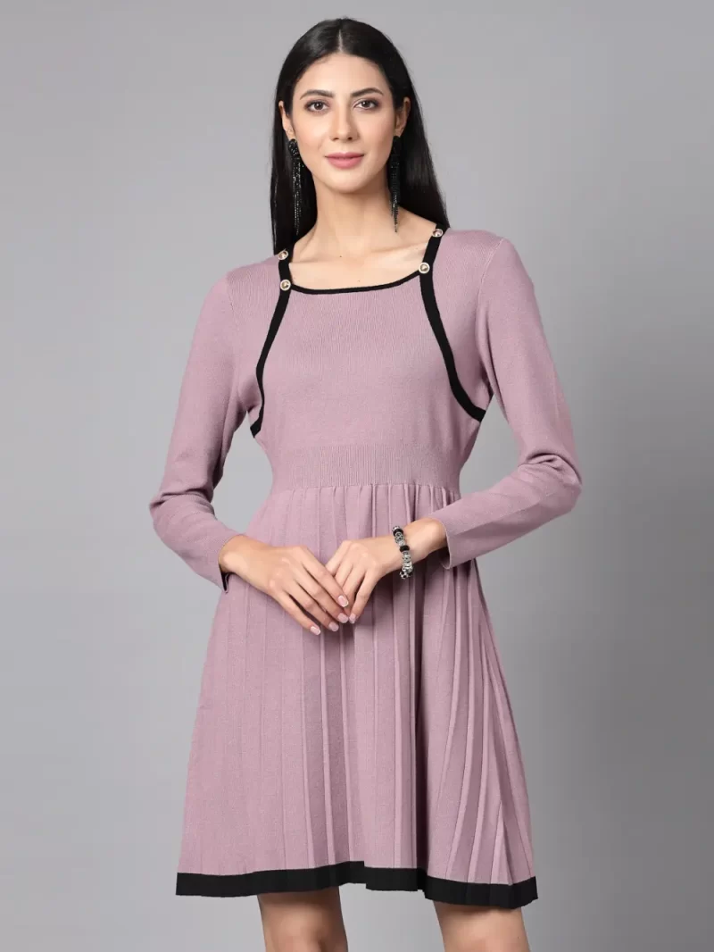 A-Line Dress With Straps