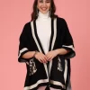 Shawl Collar Poncho