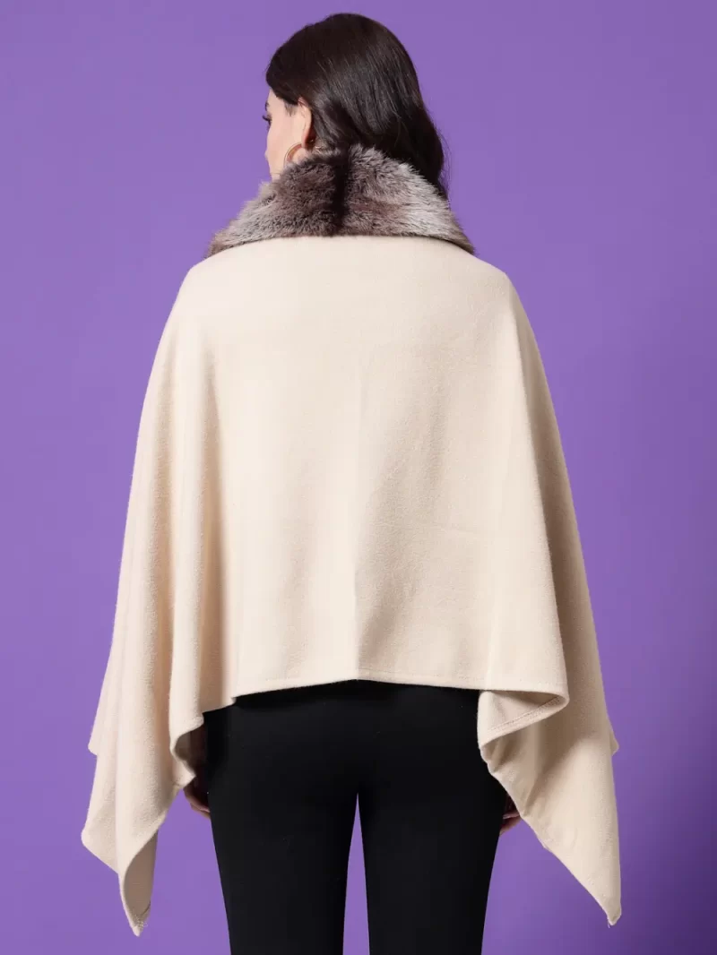 V-Neck Longline Poncho