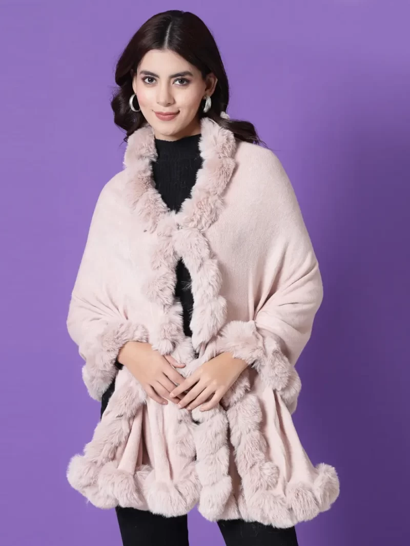 V-Neck Longline Poncho