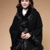 V-Neck Longline Poncho