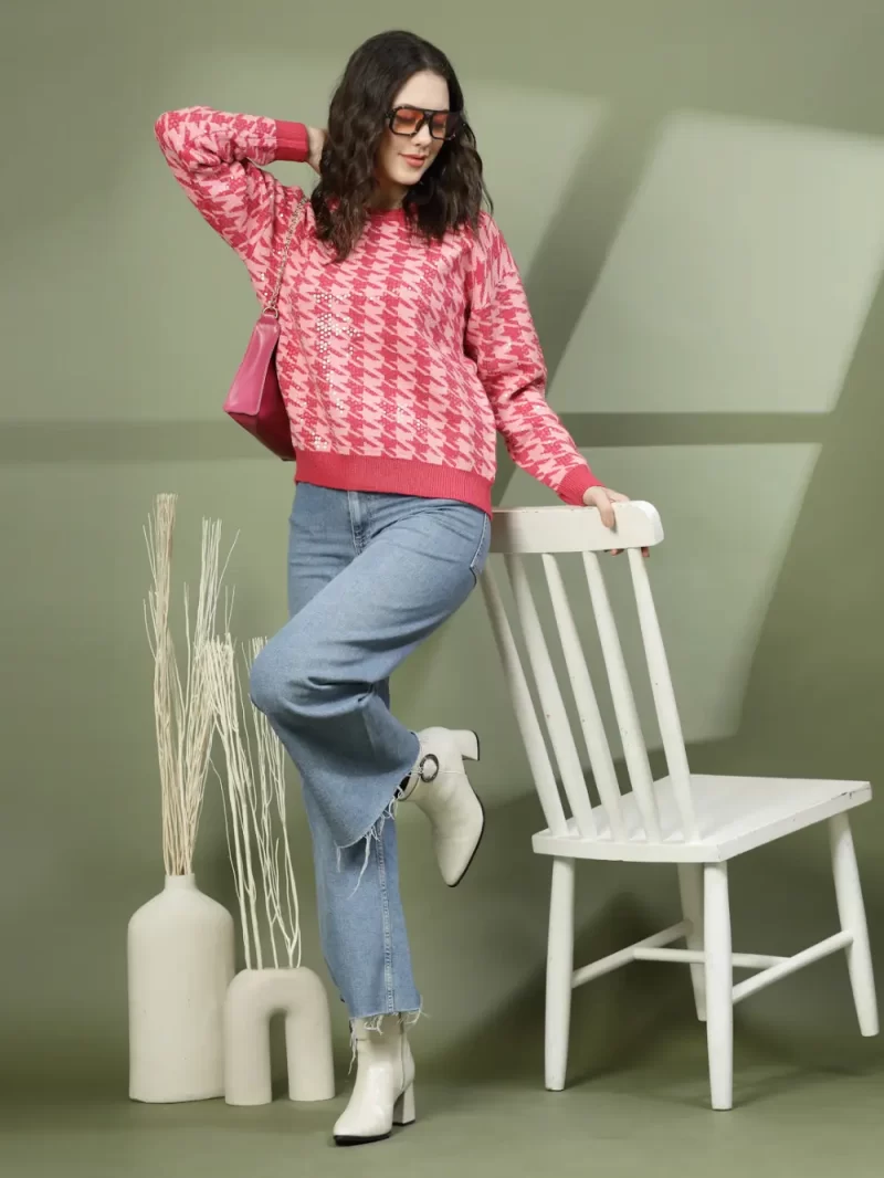 Women Floral Printed Round Neck Top