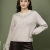 Women Soft Shine Sweater