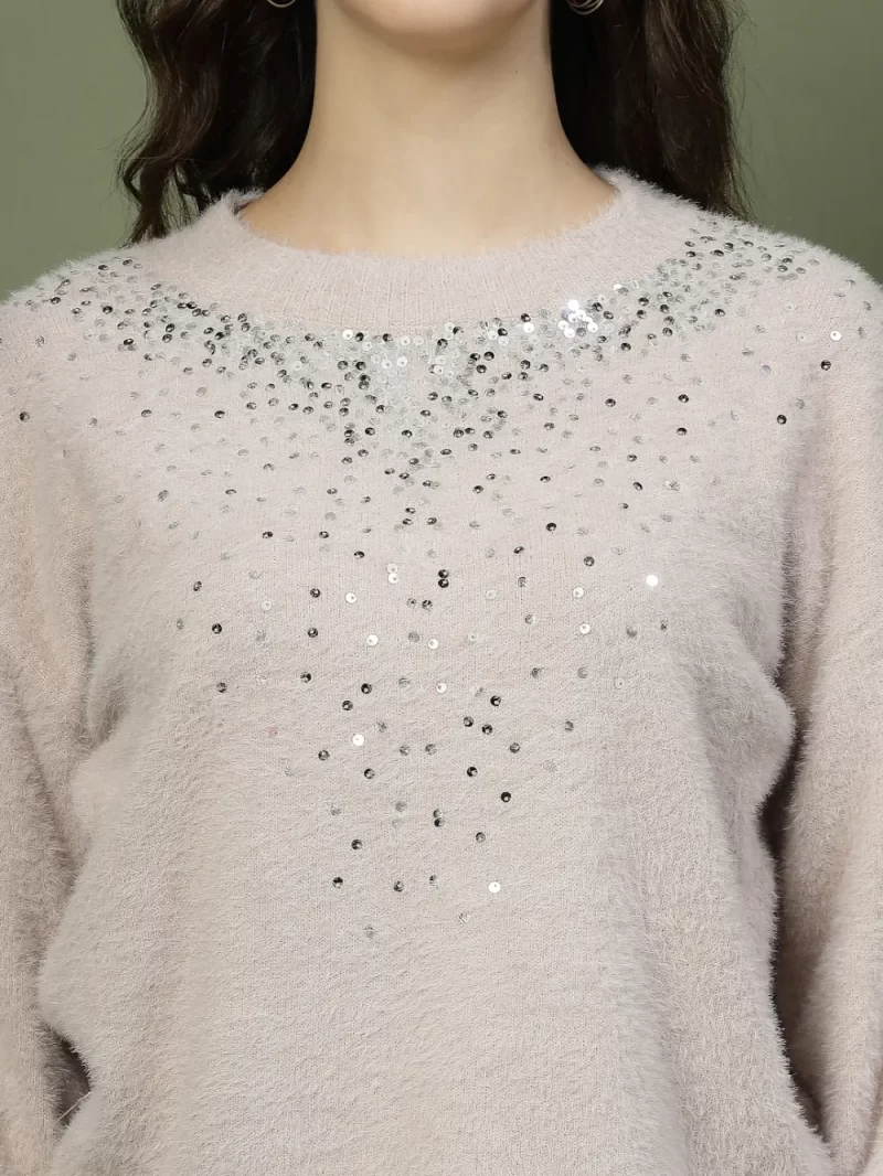 Women Soft Shine Sweater