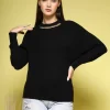 Women Solid Round Neck Top