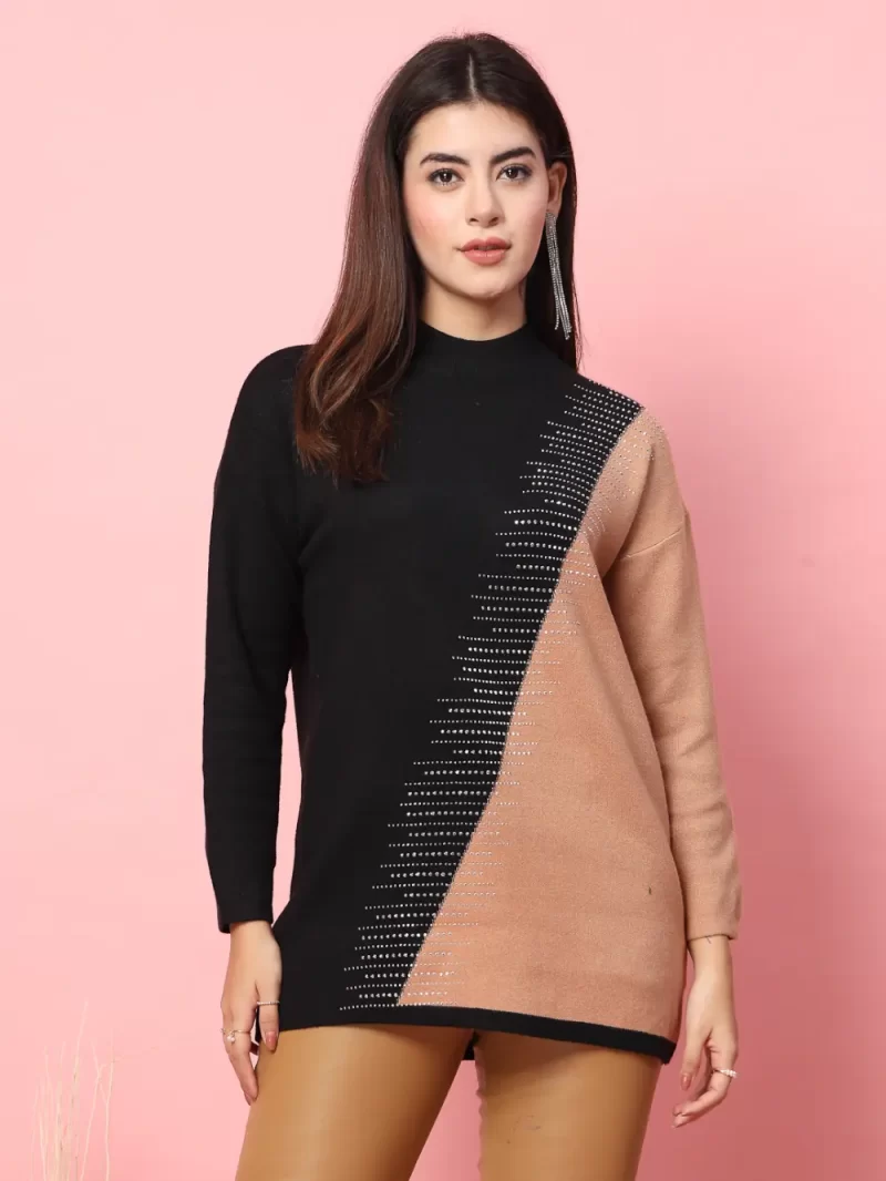 Women Abstract Printed Round Neck Top