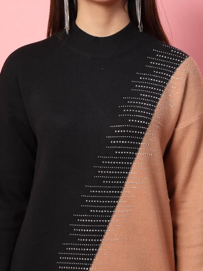 Women Abstract Printed Round Neck Top