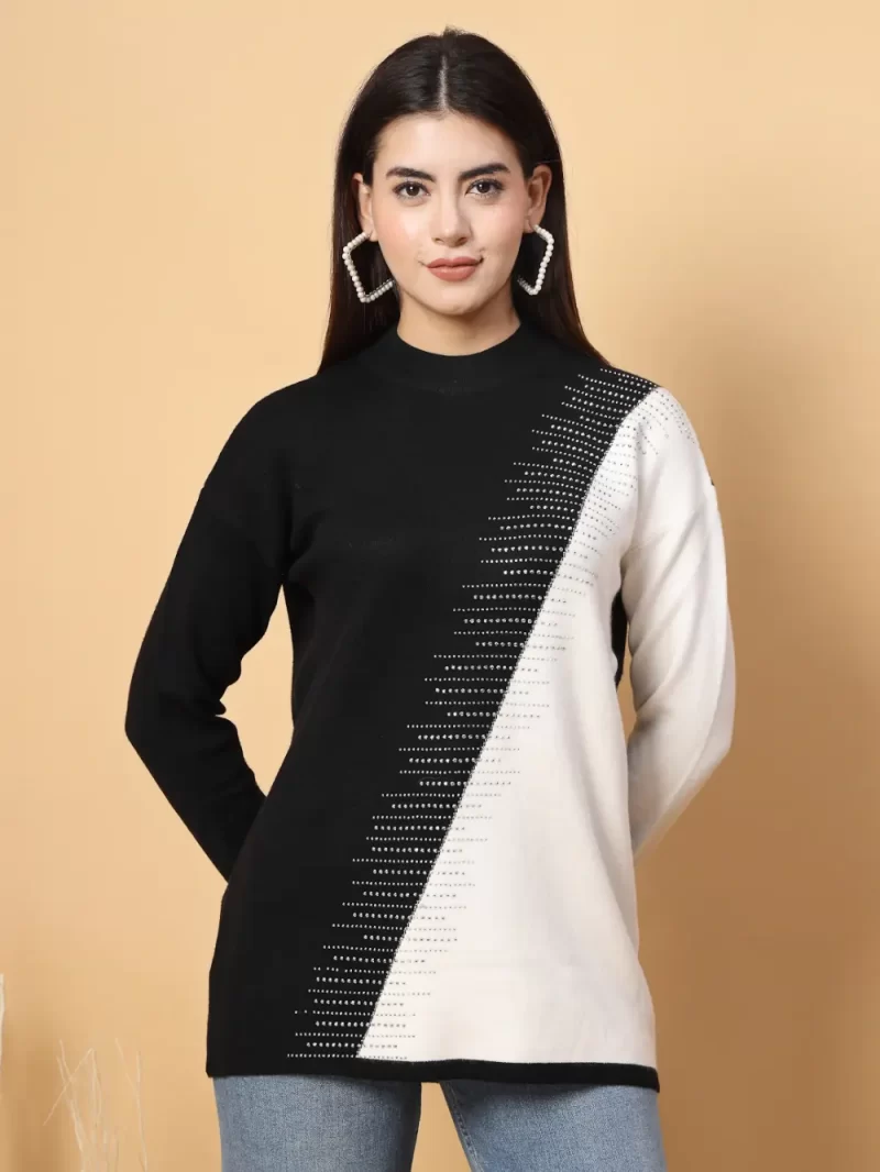 Women Abstract Printed Round Neck Top