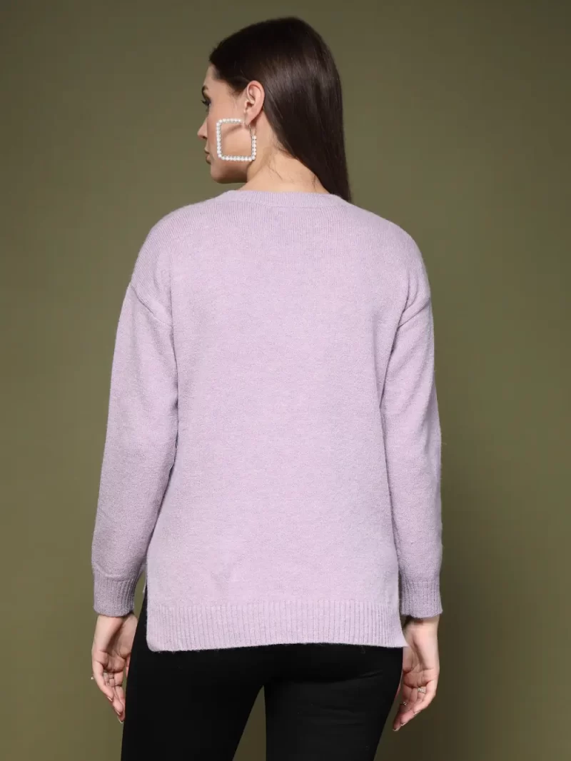 Women Floral Embroidered Sweater
