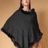 Women Longline Poncho