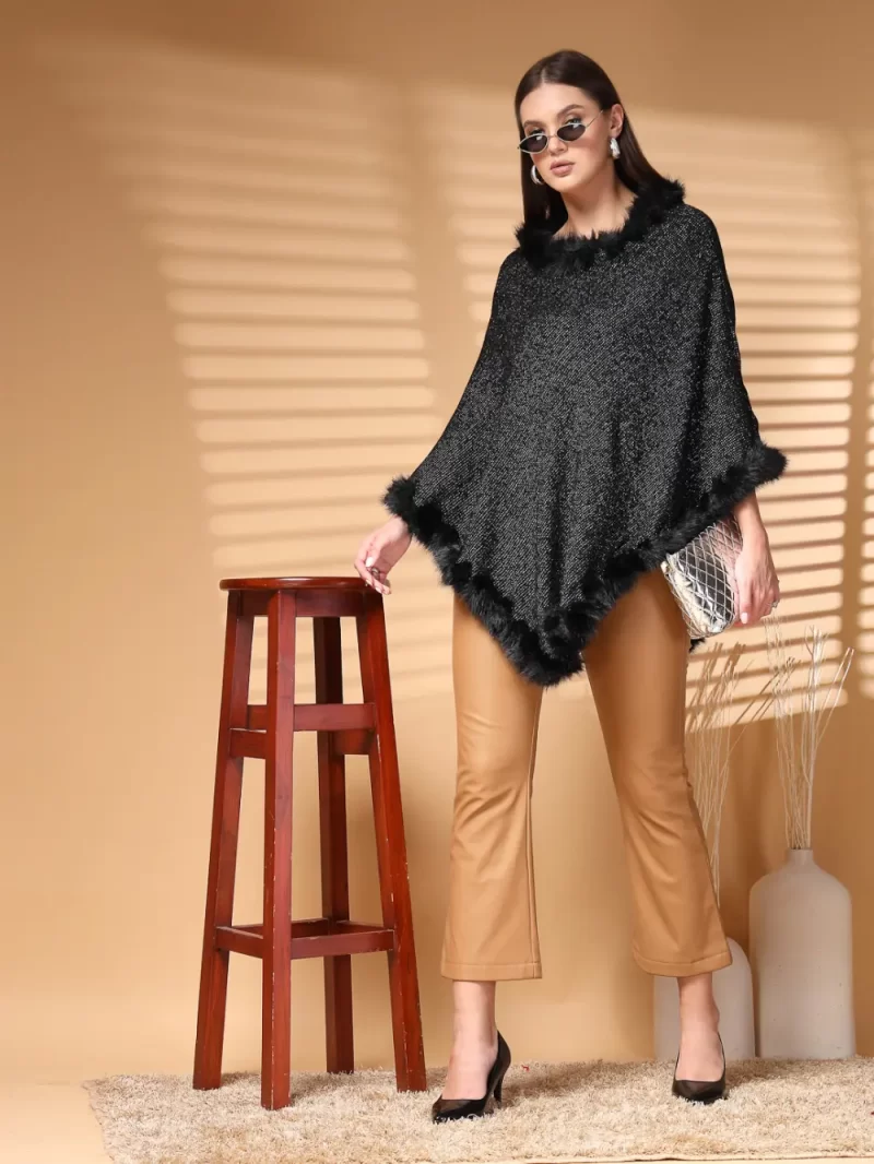 Women Longline Poncho