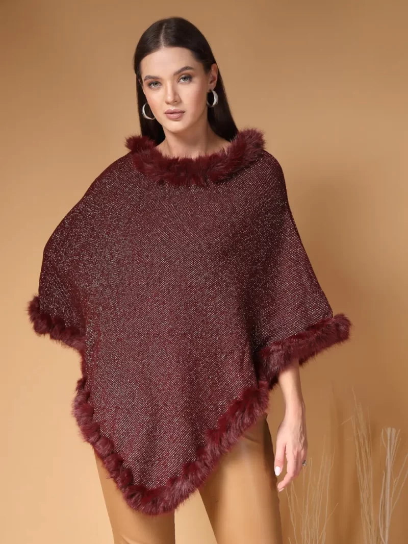 Women Longline Poncho