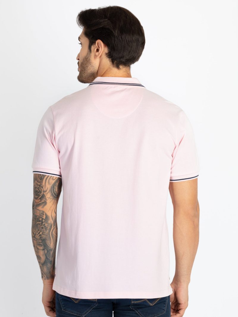 Status Quo Mens Solid Slim Fit Polo T-Shirt