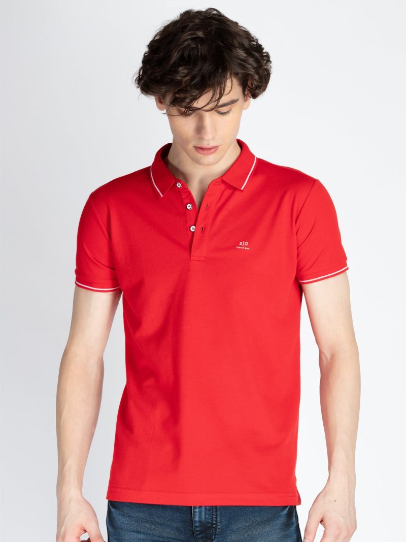 Status Quo Men'S Printed Round Neck Half Sleeves Oversized Tshirt