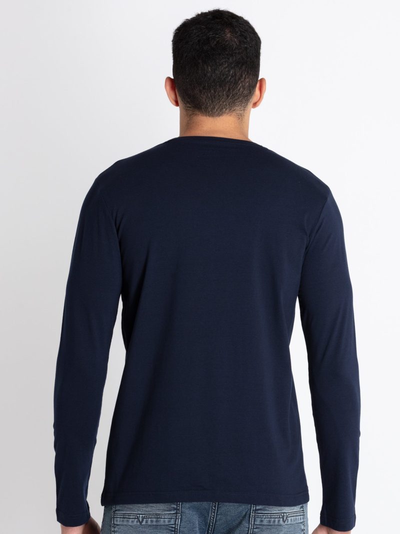 Status Quo Mens Solid Round Neck T-Shirt