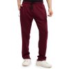 Status Quo Mens Solid Regular Fit Trackpants