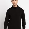 Status Quo Mens Solid Turtle Neck T-Shirt