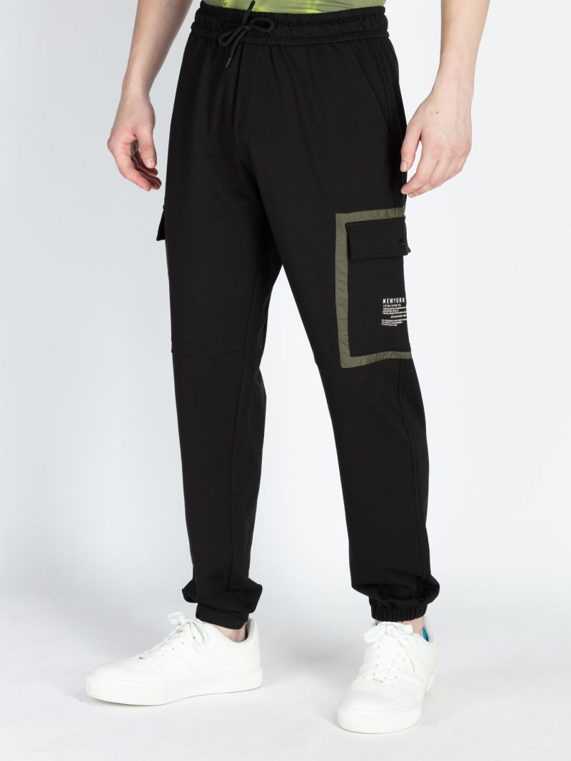 Status Quo Mens Solid Regular Fit Joggers