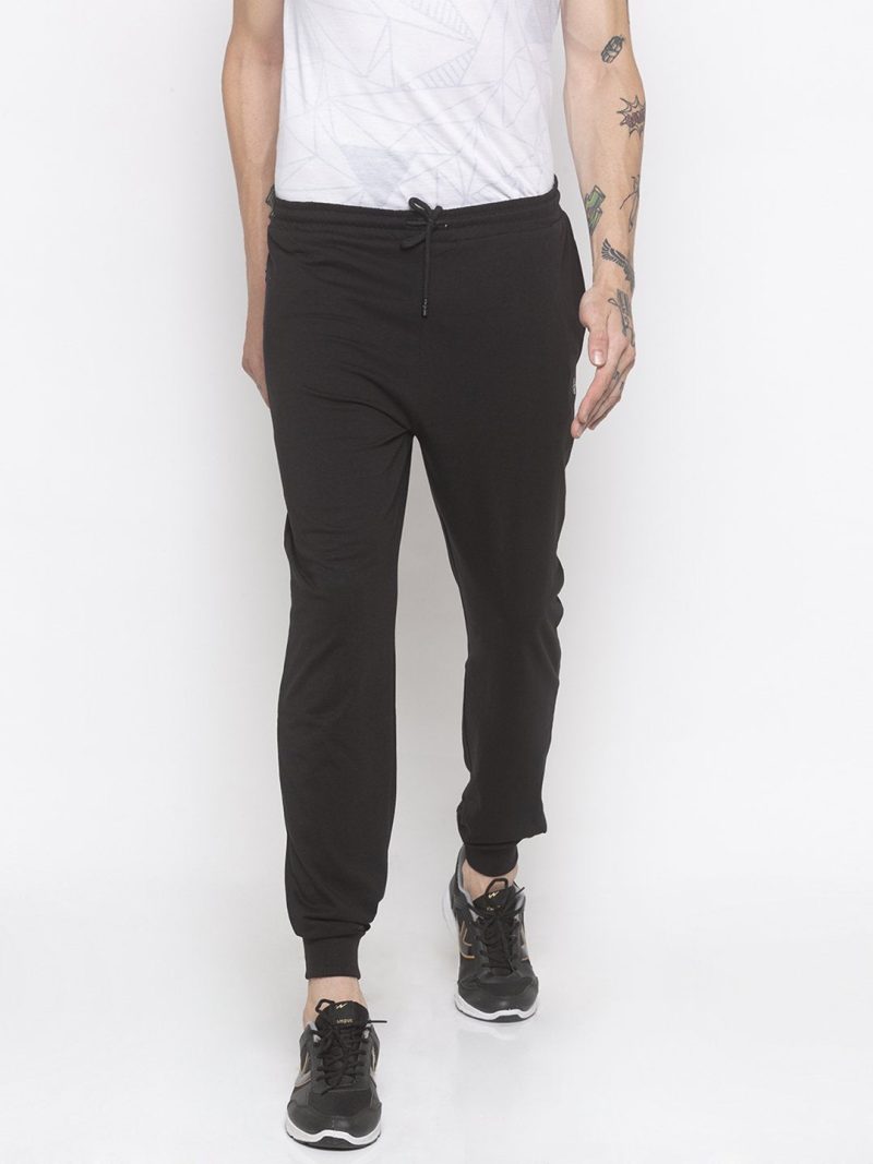 Status Quo Mens Solid Regular Fit Joggers