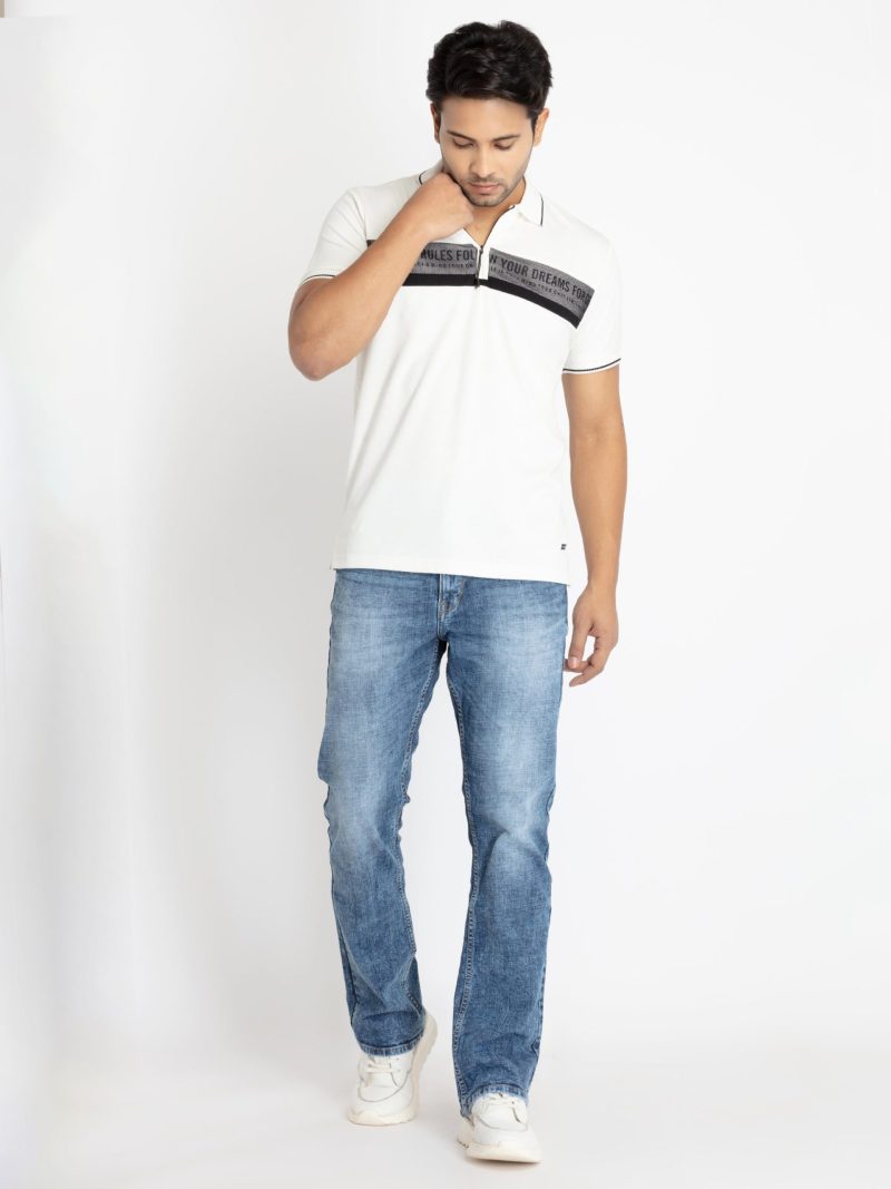 Status Quo Mens Front Printed Polo T-Shirt